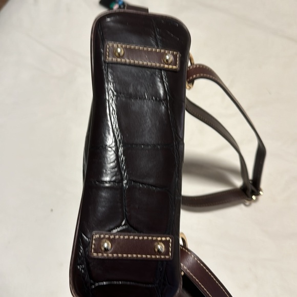 Dooney & Bourke Brown Leather Backpack - Picture 5 of 5